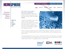 Tablet Screenshot of hemispheremarketing.com